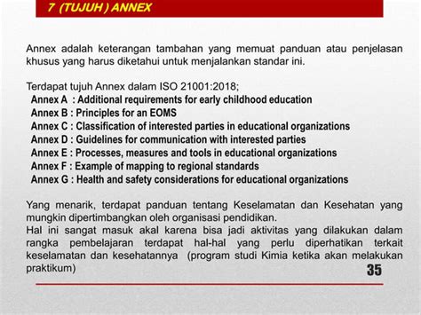 ISO 21001 2018 Educational Organization Management System PPT