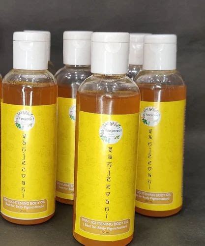 Sanjeevani Herbal Solutions Skin Lightening Body Oil Packaging Size