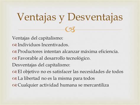 Pros Y Contras Del Capitalismo Proscont