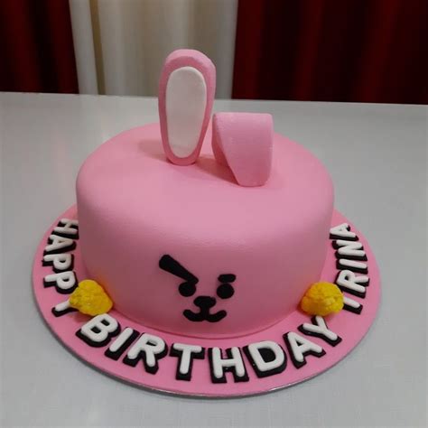 Bt21 Cooky Just Cakes By Christalyn Bts Cake Cake Cute Birthday Cakes