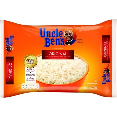 Uncle Bens Original Converted Brand Enriched Parboiled Long Grain Rice