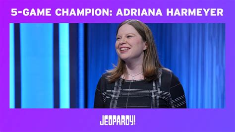 Adriana Harmeyer Winners Circle Jeopardy Youtube