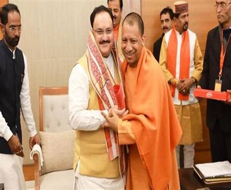 Jp Nadda Second Day Visit To Uttar Pradesh Cm Yogi Adityanath Abp Ganga