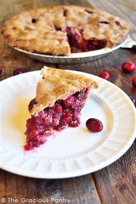 Cranberry Pie No Refined Sugar Pie Recipe The Gracious Pantry