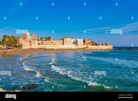 Historical Ancient Kizkalesi Kiz Kalesi Or Maidens Castle With