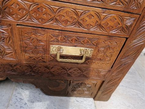 Beautiful Richly Carved High Buffet From ALGERIA Buffets Sideboards