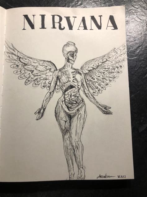 Nirvana In Utero Drawing