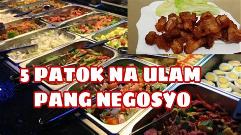 Patok Na Ulam Pang Negosyo Top Best Filipino Food Aira May