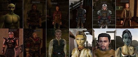 Morrowind Modthe Comparison Of Npc Head Replacers The Unofficial