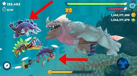 Hungry Shark Evolution Bigger Monster Giant Behemoth Mod All