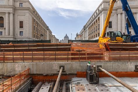 Giubileo Lavori A Piazza Pia Tutto Pronto Per Scavo Sottovia Roma