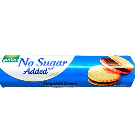 Gullon No Sugar Added Chocolate Cream Sandwich Cookies 250g