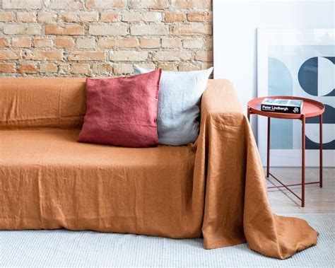 Sofa Couch Throw Cover Drop Cloth Couch Cover Bohemian Sofa Etsy