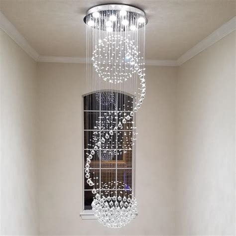 Sefinn Four Light Inch High Ceiling Spiral Sphere Rain Drop