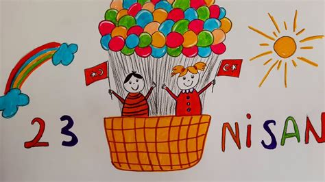 Madde Parıltı Ateşli 23 Nisan çizimleri Pastel Boya Beyefendi Bağıntı