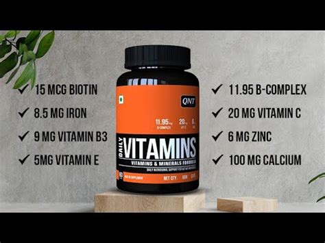 Qnt Daily Vitamins review !!! all about multivitamin ! @QNTINDIA - YouTube
