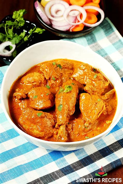 Chicken Korma Recipe Swasthi S Recipes