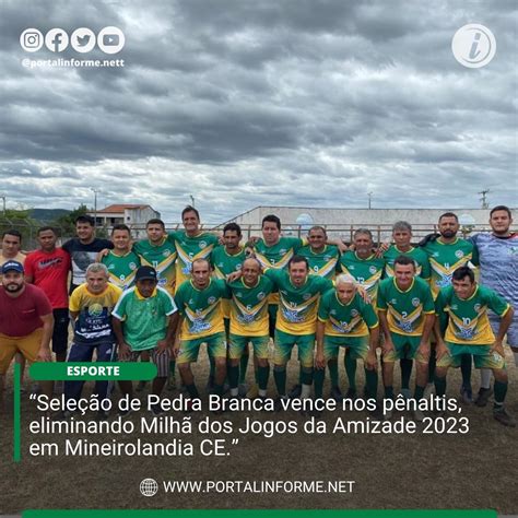 Seleção de Pedra Branca vence nos pênaltis eliminando Milhã nos Jogos