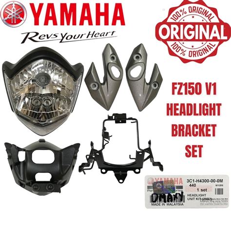 YAMAHA FZ150 V1 FZ OLD 100 ORIGINAL HEADLIGHT BRACKET SET HEADLIGHT