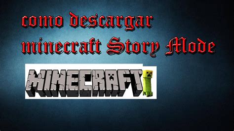 Como Descargar Minecraft Story Mode Para Pc Youtube