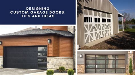 Designing Custom Garage Doors: Tips and Ideas