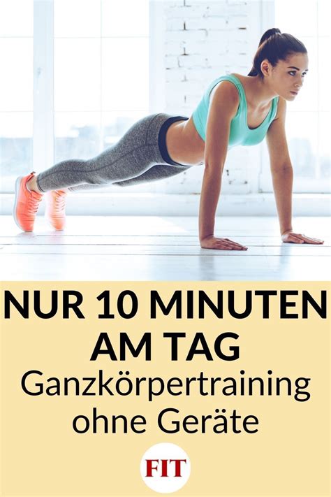 Ganzkörpertraining ohne Geräte Effektives Workout für zuhause