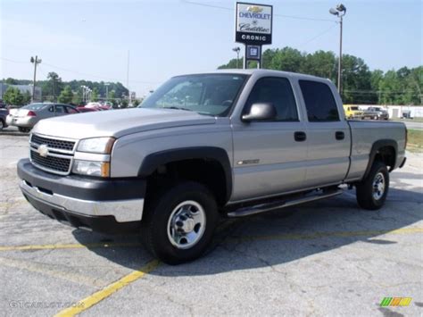 2006 Silver Birch Metallic Chevrolet Silverado 2500hd Ls Crew Cab 32898537 Car