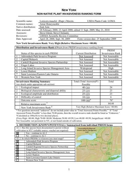 NYS PDF New York Invasive Species Information