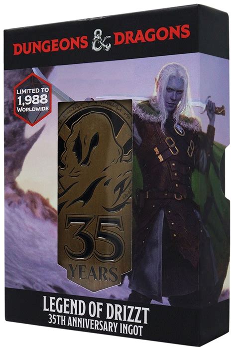 Legend Of Drizzt Metal Ingot At Mighty Ape Australia