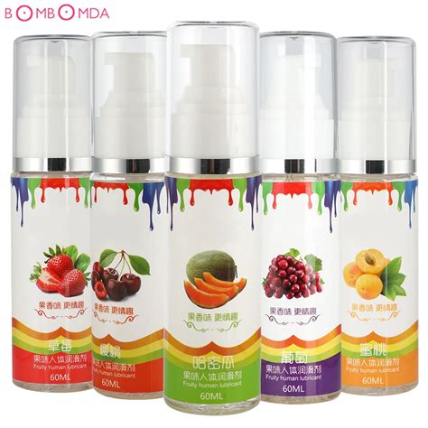 Fruit Flavor Lubricant Personal Body Massage Lubricating Oil Water