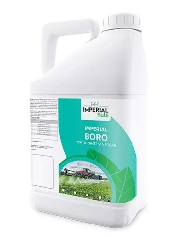 Adubo Foliar Boro 10 Fertilizante 5 Litros Imperial Parcelamento Sem