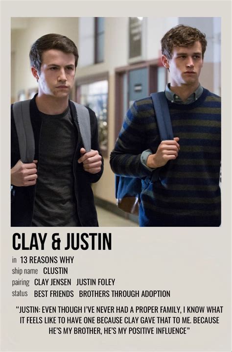 clay & justin | 13 reasons why poster, 13 reasons why netflix, Thirteen ...