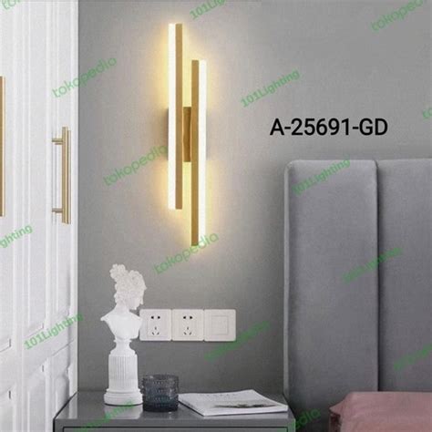 Jual Lampu Dinding Led Minimalis Indoor Dekorasi Ruang Tamu 25691 25697