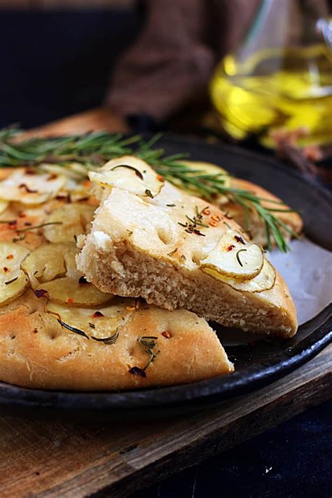 Potato Rosemary Focaccia Recipe Cook Click N Devour