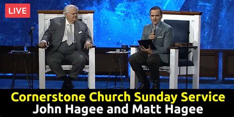 John Hagee September 15 2024 Is Live At Cornerstone Church Sunday