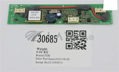 1000000075a30685 Tdk Pcb Lcd Inverter Board Cxa 0247 Pcu P052d Pcu