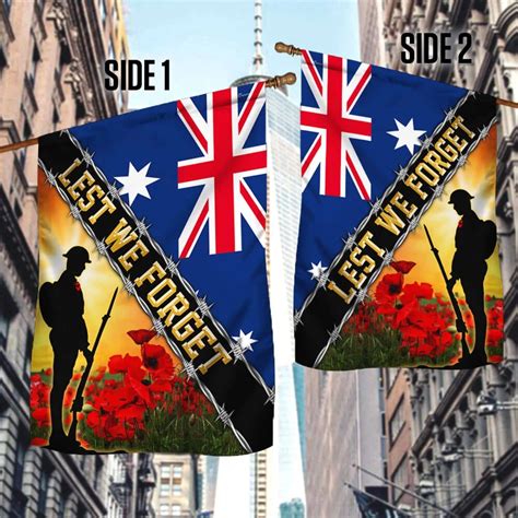 Remembrance Day Lest We Forget Australia Veteran Flag