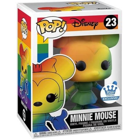 Figura Funko Pop Disney Minnie Mouse Arcoiris Modelo 23 56129