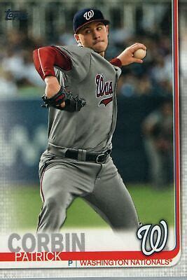 510 Patrick Corbin Washington Nationals 2019 Topps Series 2 Baseball