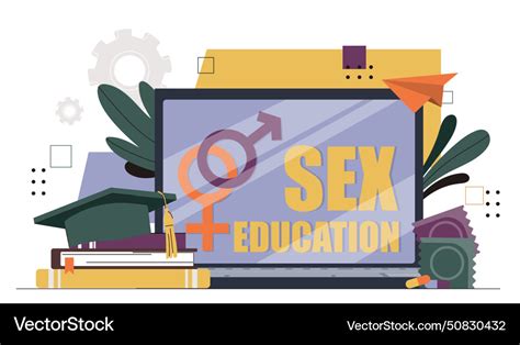 Sexual Education Concept Royalty Free Vector Image