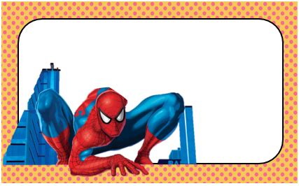 name tag design spiderman - paintingwainscotingbrushorroller