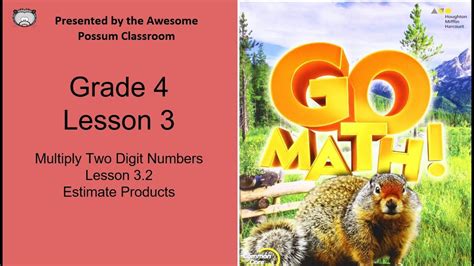 Grade Go Math Lesson Estimate Products Worksheets Library