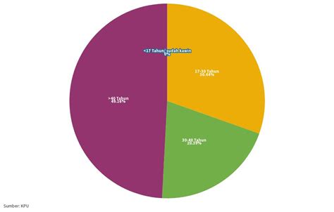 Jumlah Pemilih Di Pemilu 2024 Berdasarkan Usia Dari Data Pemilih