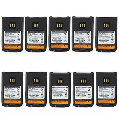 10PCS 7 4V 2000mAh Replacement Li Ion Battery For Hytera Two Way Radio