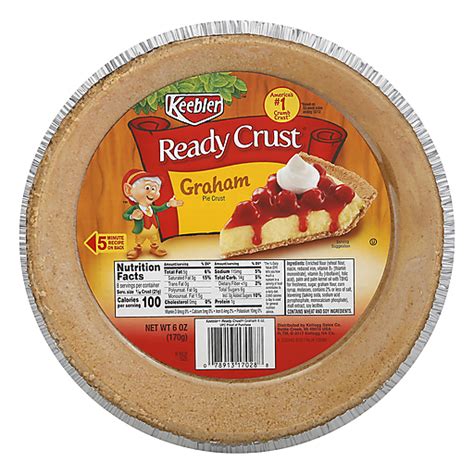 Keebler Ready Crust 9 Inch Graham Pie Crust 6 Oz Pie Crusts And Filling Festival Foods Shopping