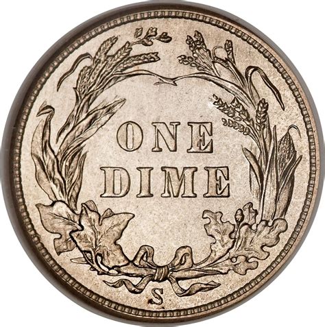 United States 1 Dime (1892-1916 Barber Dime) - Foreign Currency