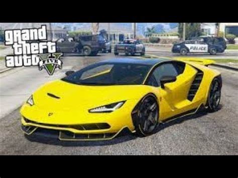 Gta 5 Course Poursuite En Lamborghini YouTube