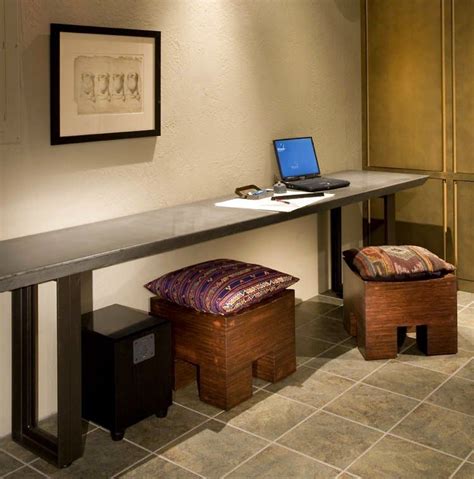 Long Narrow Desk For A Stylish Home Office