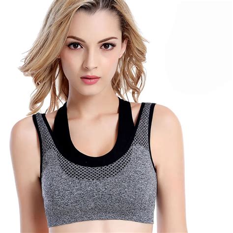 Daddy Chen Breathable Sexy Women Sports Bra Yoga Jogging Running