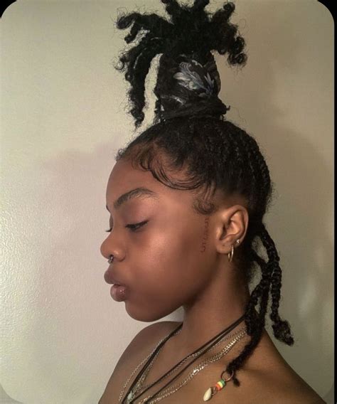 Pin By Alysha🦋 On Hairrr Dreadlock Hairstyles Black Locs Hairstyles Hair Inspiration